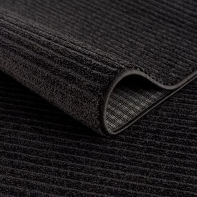 Dekorstudio Jednofarebný koberec FANCY 900 - čierny Rozmer koberca: 200x290cm