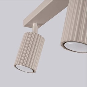 Taupe kovové bodové svietidlo 6,5x45 cm Gleam – Sollux