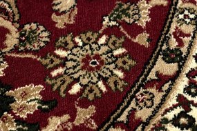 Koberec ROYAL ADR kruh vzor 1745 bordo