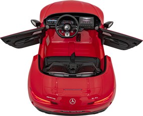 Ramiz Detské elektrické auto Mercedes Benz AMG SL63 Červené