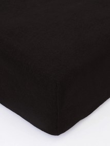 Froté plachta 200 × 200 cm - tmavo hnedá