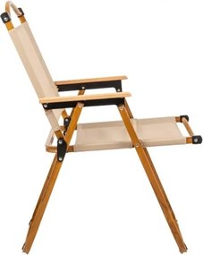 MI Kempingová stolička DREVO 78