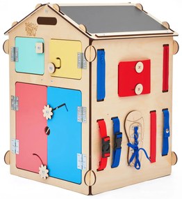 Drevený activity board domček Natura