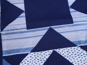 Bavlnené obliečky PATCHWORK modré Rozmer obliečky: 70 x 90 cm | 140 x 200 cm