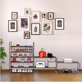 Sconto Regál na topánky LSA10G sivá