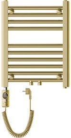 Mexen Mars, elektrické vykurovacie teleso 500 x 400 mm, 300 W, zlatá lesklá, W110-0500-400-2300-50