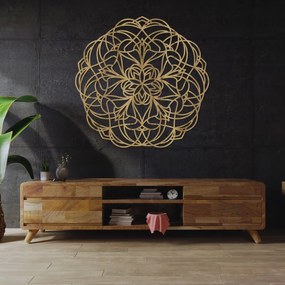 Elegantná drevená dekorácia na stenu mandala Mollis | SENTOP HDF0250