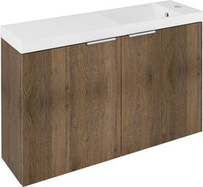 Sapho Sapho, LATUS X umývadlová skrinka 78,8x50x22cm, dub Sherwood, LT110-SET05