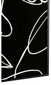 Face obraz čierno-biely 150x100 cm