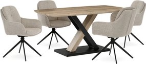 Jedálenská stolička béžová DCH-P3174 LAN2