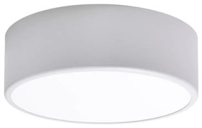 TEMAR Prisadené nástenné / stropné osvetlenie CLEO, 1xE27, 60W, 20cm, okrúhle, šedé