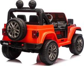 LEAN CARS Elektrické autíčko Jeep Rubicon 4x4 DK-JWR556 4x200W 24V oranžové
