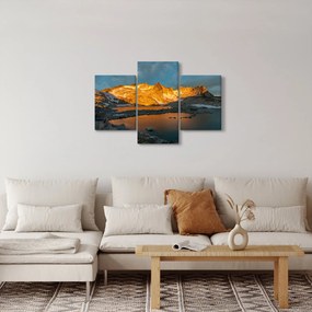 Obraz vysokohorskej krajiny (90x60 cm)