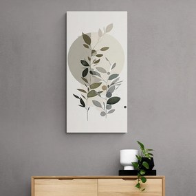 Obraz minimalistické rastlinky s bohémskym nádychom - 60x120
