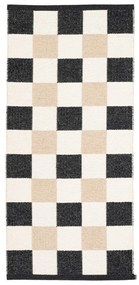 Čierno-krémový vnútorný a vonkajší behúň 70x160 cm Pix Black Vanilla – Pappelina