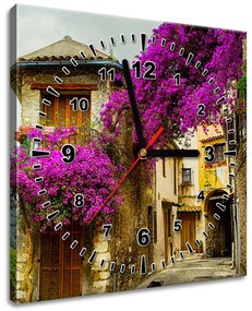 Gario Obraz s hodinami Staré mesto v Provensálsku Rozmery: 30 x 30 cm