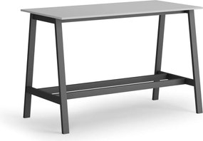 Vysoký barový stôl, 1600 x 800 mm, sivá