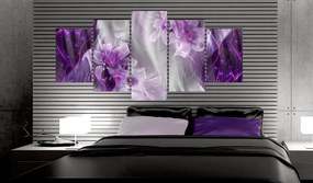 Artgeist Obraz na akrylátovom skle - Purple Utopia [Glass] Veľkosť: 200x100