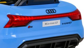 Ramiz Elektrické autíčko Audi RS E-Tron GT pre deti modré + diaľkové ovládanie + pohon 4x4