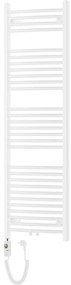 Mexen Ares, elektrické vykurovacie teleso 1500x500 mm + vykurovacia tyč 600 W, biela, W102-1500-500-2600-20