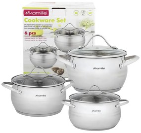 Komplet hrncov 6 El. (2.1L. 3.7l. 6.1l)