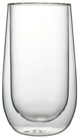 Sada 2 ks skleněných hrnků PETER EASY 400 ml čirá