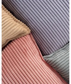 Svetlohnedý menčestrový detský pohovkový vankúš Block – Wigiwama