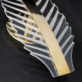 Toolight Toolight, LED nástenné svietidlo, 8W, 4000K, 1000lm, G140-W, zlatá, OSW-02609