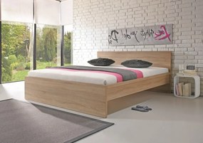 Posteľ Malmö 140x200 cm, dub sonoma