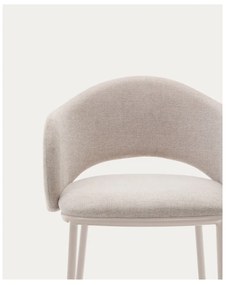 Krémová barová stolička (výška sedadla 65 cm) Maina – Kave Home