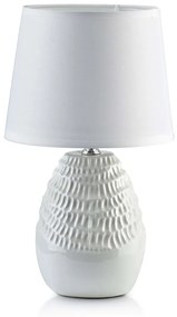 DekorStyle Nočná lampa Luna biela