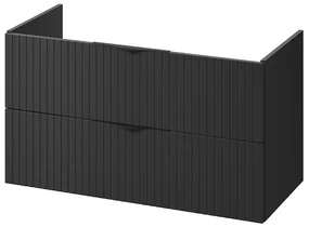Cersanit Tirso, závesná skrinka pod umývadlo 994x447x572 mm, čierna matná, S1017-012
