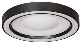 Stropné svietidlo čierne vrátane stmievateľného RGBW LED s diaľkovým ovládaním - Arco