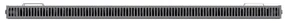 Mexen, Mexen Flat CF11 panelový radiátor 600 x 1600 mm, bočné pripojenie, 1253 W, antracit - W411F-060-160-66