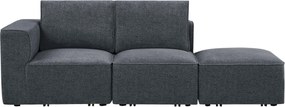 XXXLutz POHOVKA, textil, tmavosivá Livetastic - Sedačky - 002781009705