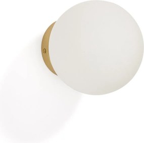 Biele/v zlatej farbe nástenné svietidlo ø 15 cm Brisia – Kave Home