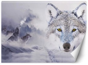Gario Fototapeta Vlci v zime Materiál: Vliesová, Rozmery: 300 x 210 cm