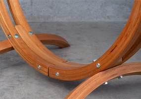 Marimex | Hojdacia sedačka so stojanom La Siesta Udine Organic, latte | 11640604