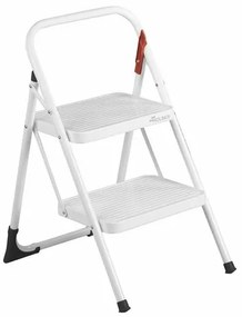 Rolser Skladacie schodíky M10 UNE, 2 stupne, biela