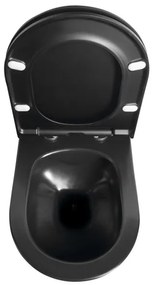 Sapho - Závesné WC AVVA keramika/čierna