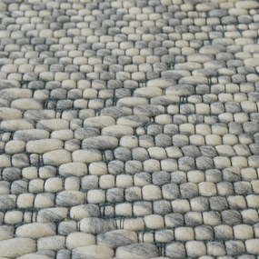 Asra, Kusový ručne tkaný koberec Woolen 4 Grey, 150x240, šedá, obývacia izba