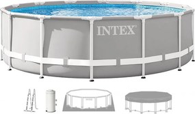 INTEX PRISM FRAME Okrúhly bazén 427 × 107 cm s kartušovou filtráciou 220–240V 26720NP