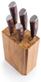Sada nožov G21 Gourmet Nature 5 ks + bambusový blok 6002218