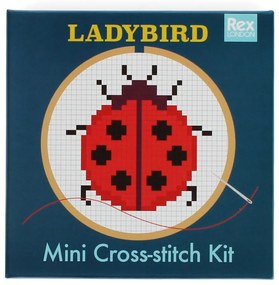 Kreatívna súprava Cross-stitch Kit Ladybird – Rex London