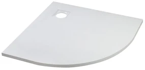 Cagliari White 80x80x2,6 cm Kruhová, SMC sprchová vanička, so sifonom