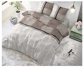 Sammer Kvalitné bavlnené posteľné obliečky v béžovej farbe 8719242057209 140 x 200 cm