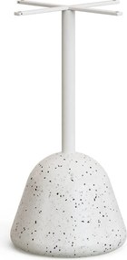 Biely terrazzo okrúhly jedálenský stôl ø 70 cm Saura – Kave Home