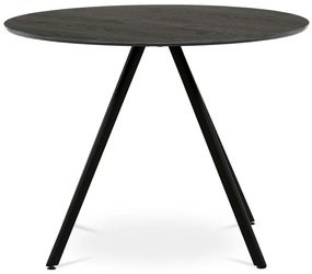 Autronic BONTEC Okrúhly jedálenský stôl 100x100cm, lamino, šedý dub, HT-R5010 GREY Farba: Šedá