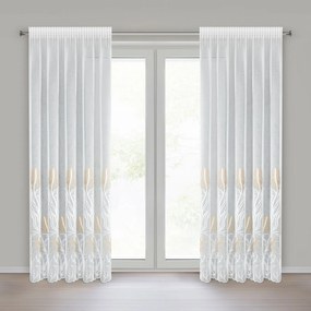 ZÁCLONA NA PÁSKE TILDA 140X270 CM LISTY
