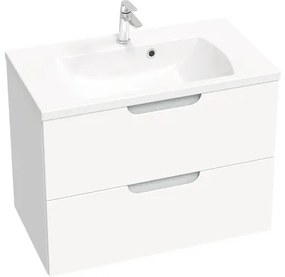 Kúpeľňová skrinka pod umývadlo RAVAK Classic II biela 80 x 58,5 x 45 cm X000001481